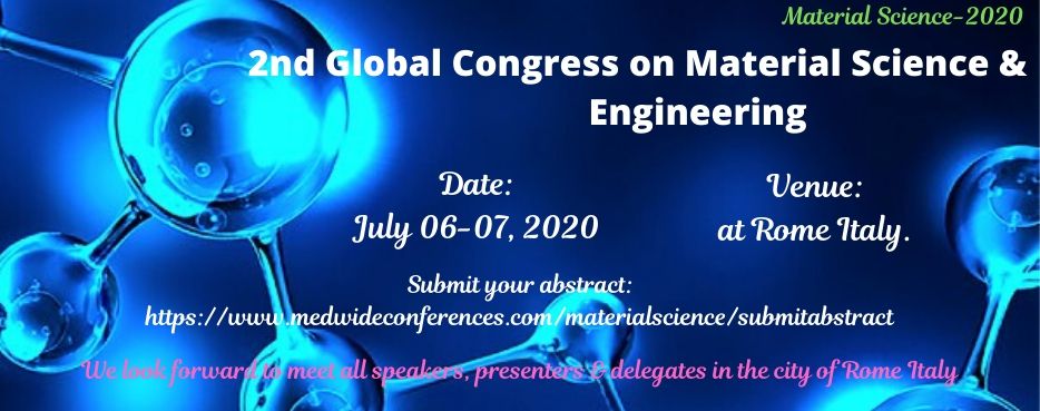 2nd Global Congress on Material Science & Engineering